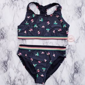 Swimsuit Set Bikini Top & Bottom Multicolored New